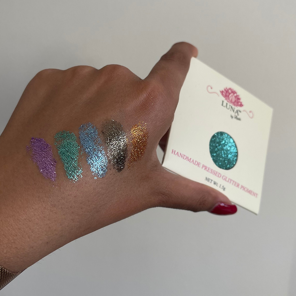 Handmade Pressed Glitter Pigment
