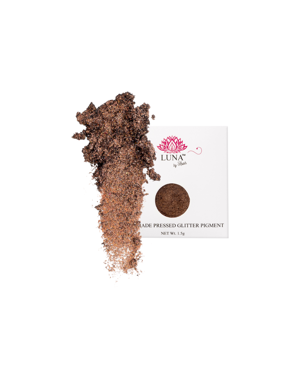 'Chocolate Delight' | Handmade Pressed Glitter Pigment