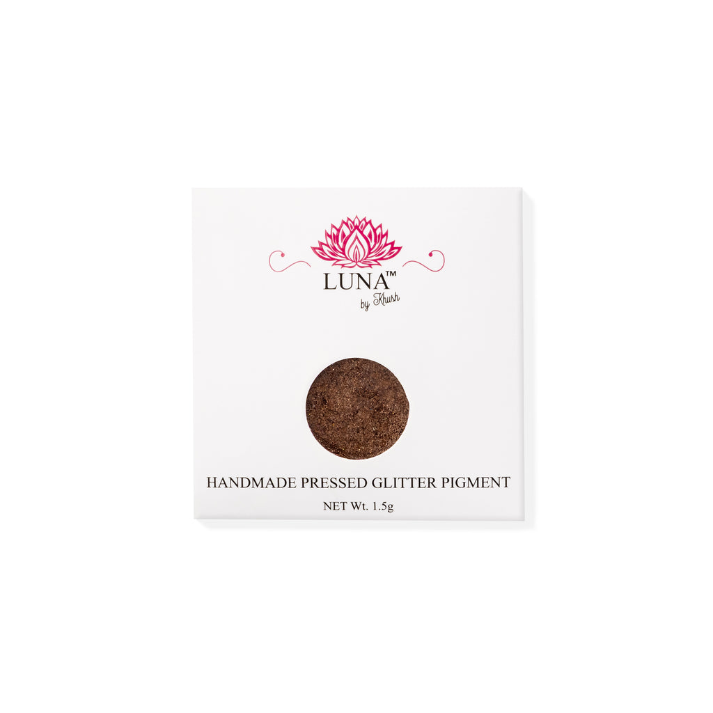 'Chocolate Delight' | Handmade Pressed Glitter Pigment