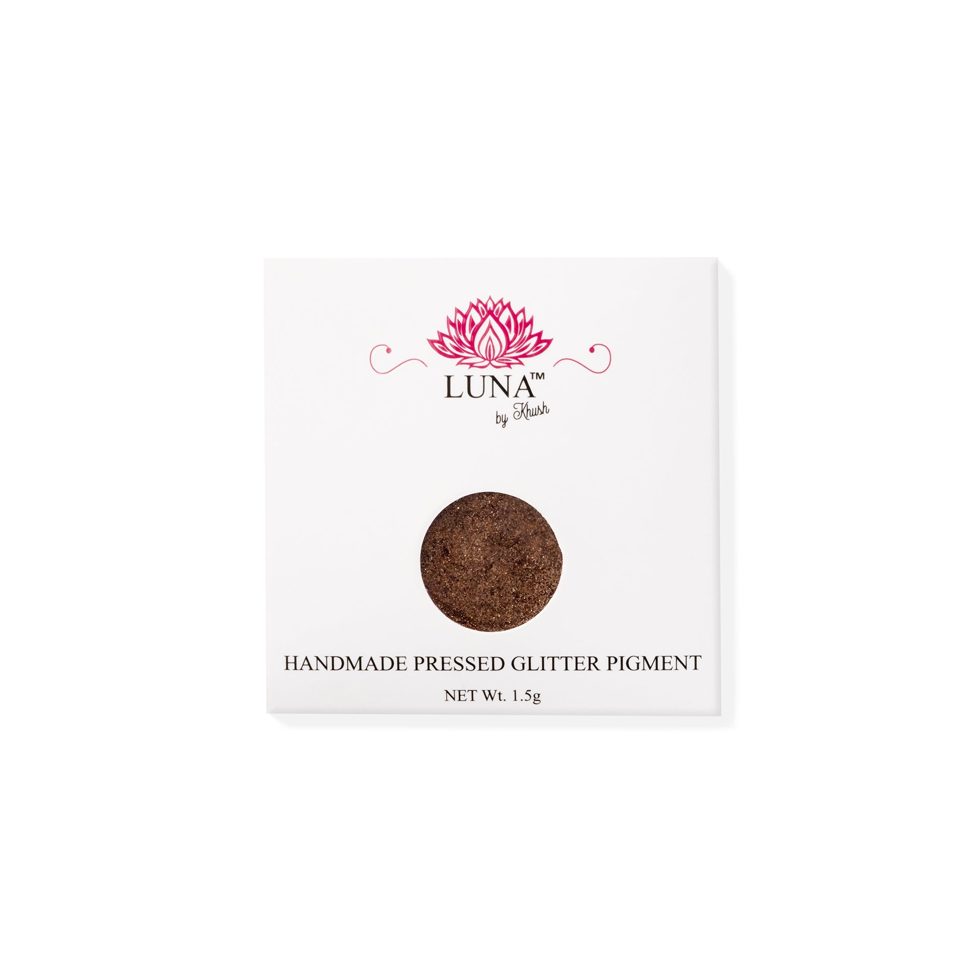 'Chocolate Delight' | Handmade Pressed Glitter Pigment