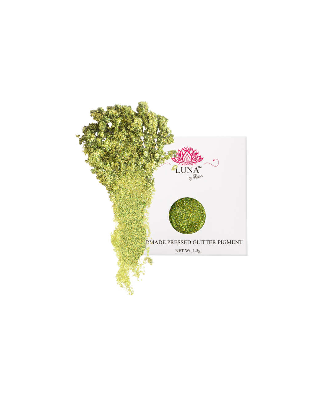 'Lime Love' | Handmade Pressed Glitter Pigment