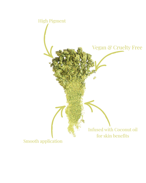 'Lime Love' | Handmade Pressed Glitter Pigment