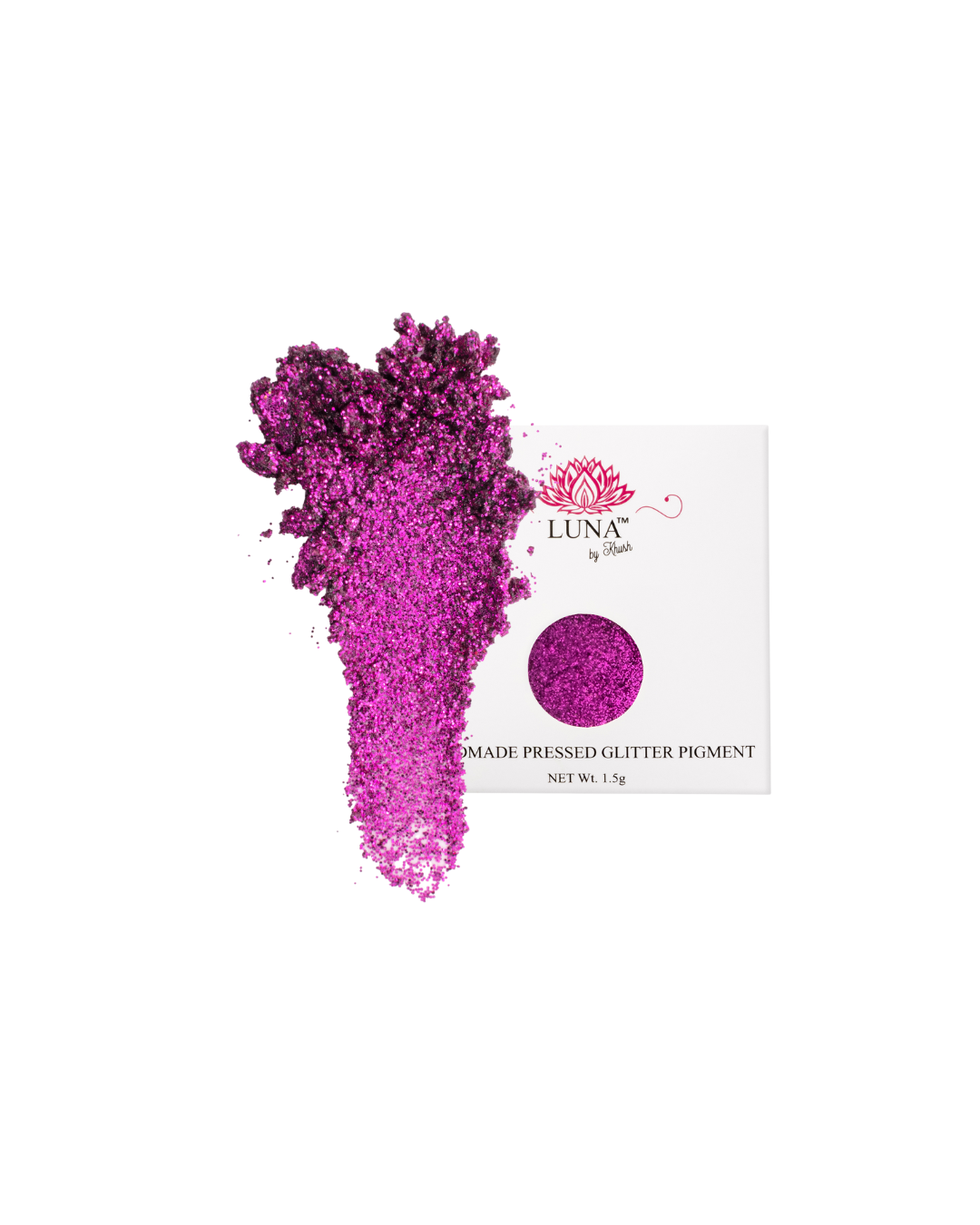 'Magenta Magic' | Handmade Pressed Glitter Pigment