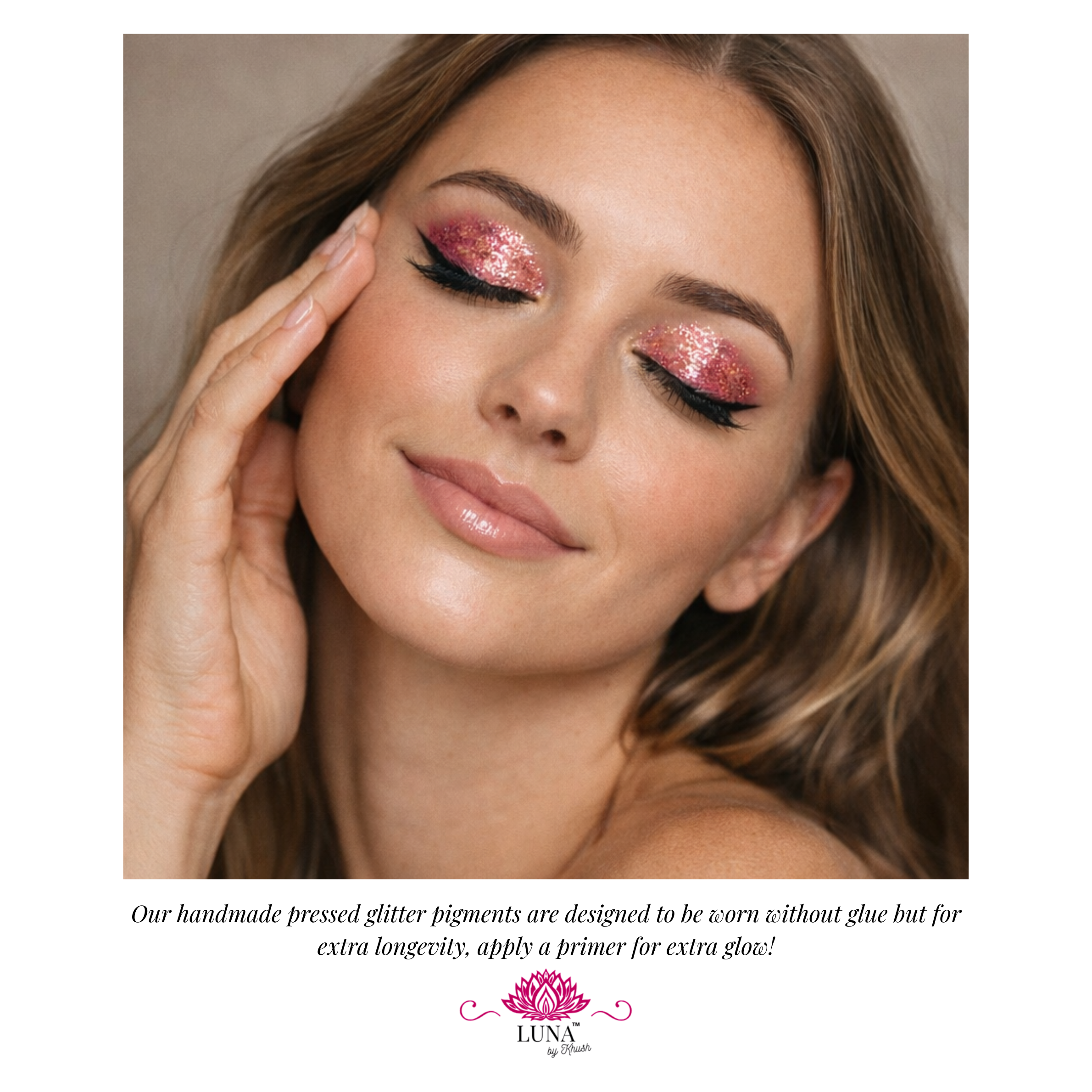 'Chocolate Delight' | Handmade Pressed Glitter Pigment