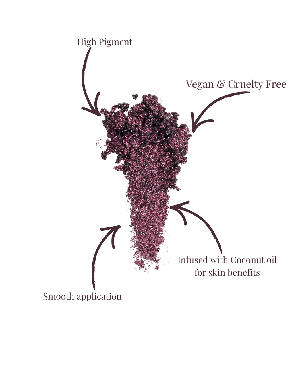 'Wine n' Dine' | Handmade Pressed Glitter Pigment