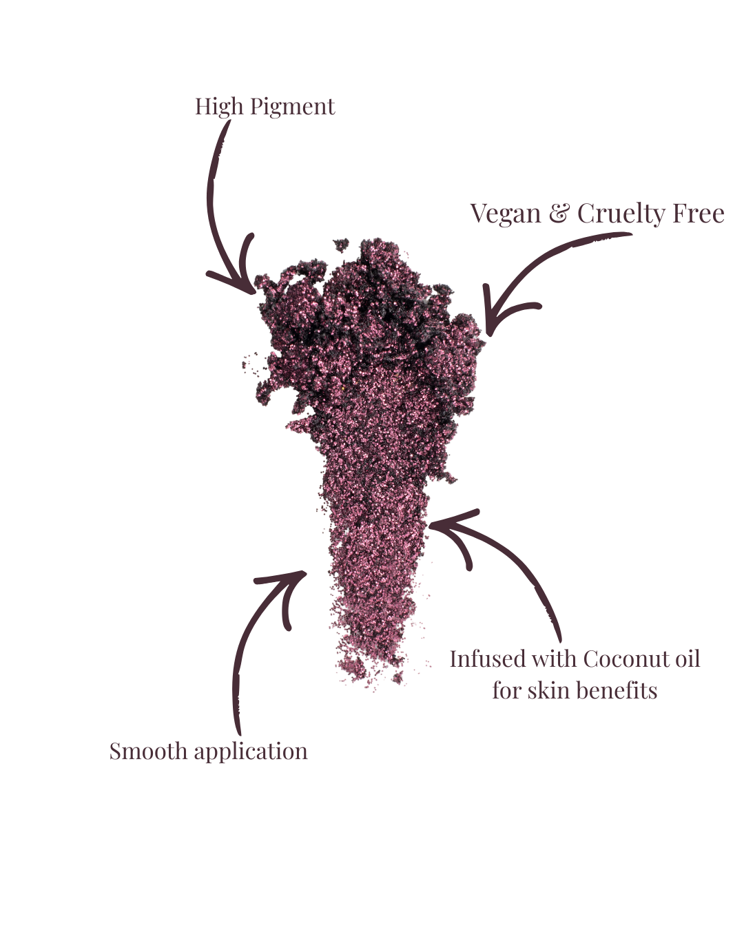 'Wine n' Dine' | Handmade Pressed Glitter Pigment