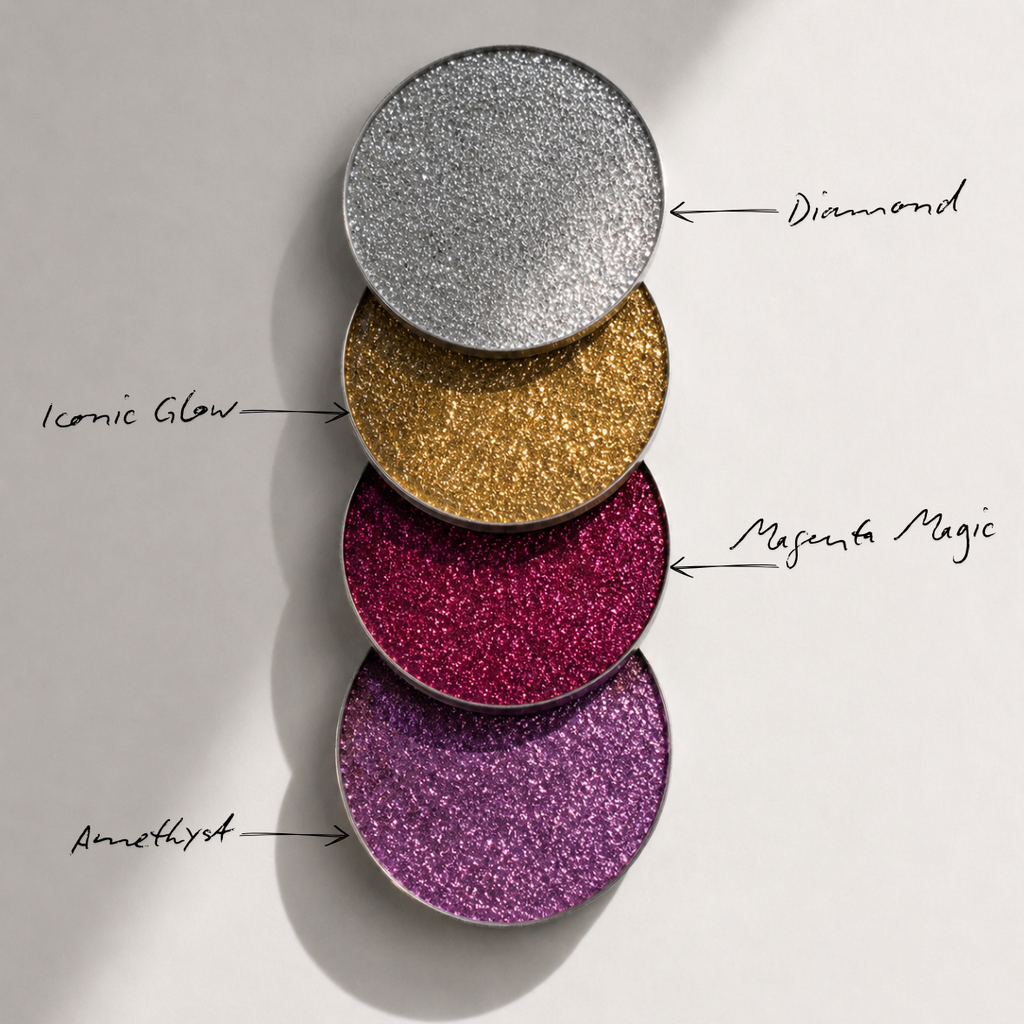 Handmade Pressed Glitter Pigment Eyeshadow