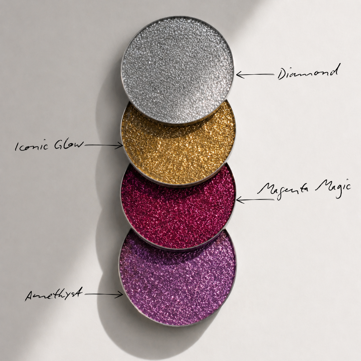 Handmade Pressed Glitter Pigment Eyeshadow