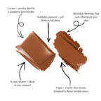 Crème de la Cheeks | Cream & Powder Face Palette - Sculpt Collection